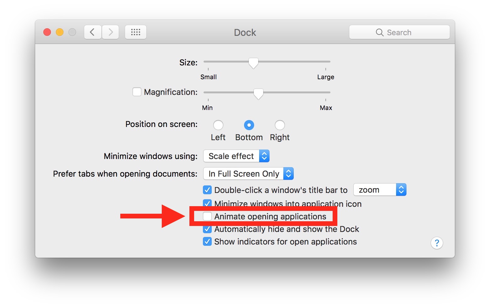 Mac app wont open but appears in dock settings